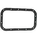 Lower Oil Pan Gasket Set: High-Temperature Rubber-Coated Fiber, 1 Piece Set