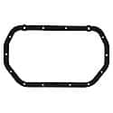 Lower Oil Pan Gasket Set: High-Temperature Rubber-Coated Fiber, 1 Piece Set