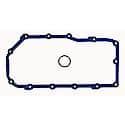 Oil Pan Gasket Set: PermaDry Molded Rubber, 2 Piece Set