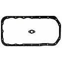 Oil Pan Gasket Set: High-Temperature Rubber-Coated Fiber, 2 Piece Set