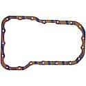 Oil Pan Gasket Set: Cork-Rubber, 1 Piece Set