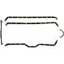 Oil Pan Gasket Set: Cork-Rubber, 5 Piece Set