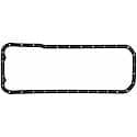 Oil Pan Gasket Set: High-Temperature Rubber-Coated Fiber, 1 Piece Set