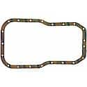 Oil Pan Gasket Set: Cork-Rubber, 1 Piece Set