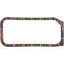 Oil Pan Gasket Set: Cork-Rubber, 1 Piece Set