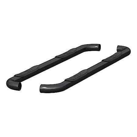 3in. Round Semi-Gloss Black Stainless Steel Side Bars