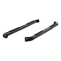 Land Rover LR3 3" Round Side Bars with Non-Skid Step Pads