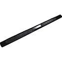 Nerf Bars, 4 Inch Oval Straight, Powder Coated, Black, Mild Steel, Super duty Extended Cab