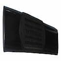 With Step Pads, 4 Inch Oval Straight, Black, Mild Steel, Rocker Panel Mount