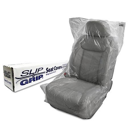 Premium Seat Covers, 32"x56", Clear, 0.7 Mil. - 250 Per Roll