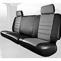 FIA SL62-34 Gray, Custom Seat Cover Rear 40/60, Leatherette, Black/Gray