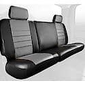 FIA SL62-35 Gray, Custom Seat Cover Rear 60/40, Leatherette, Black/Gray