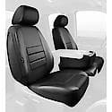 FIA SL69-40 Blk/Blk, Custom Seat Cover Front 40/20/40, Leatherette, Solid Black