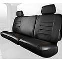 FIA SL62-60 Blk/Blk, Custom Seat Cover Rear 40/60, Leatherette, Solid Black