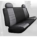 FIA NP92-28 Gray, Custom Seat Cover Rear Bench, Neoprene, Black/Gray