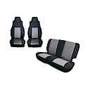 Seat Cover Kit; Blac