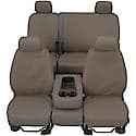 SeatSaver Custom First Row Seat Cover: Misty Grey, Bucket Seats, 2 Pk