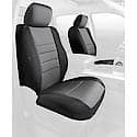 NP99-44 GRAY, Custom Seat Cover Front Buckets, Neoprene, Black/Gray