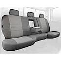 OE2-52 GRAY, Custom Seat Cover Rear 40/60, Tweed, Gray