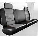 SL62-67 GRAY, Custom Seat Cover Rear 60/40, Leatherette, Black/Gray