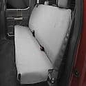 Highback Rear Bench Seat - 56"W X 19.5"D X 22.5"H, Gray, Polycotton