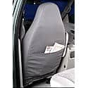 SeatSaver Custom First Row Seat Cover: Tan, Polycotton, Bucket Seats, 2 Pk