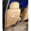 SeatSaver Custom First Row Seat Cover: Taupe, Polycotton, Bucket Seats, 2 Pk