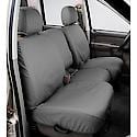 SeatSaver Custom First Row Seat Cover: Grey, Polycotton, 40/60 Bench Seat, 1 Pk