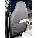 SeatSaver Custom Second Row Seat Cover: Taupe, Polycotton, Bench Seat, 1 Pk