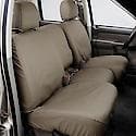 SeatSaver Custom Second Row Seat Cover: Wet Sand, 50/50 Bench Seat, 1 Pk