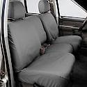 SeatSaver Custom Third Row Seat Cover: Grey, Polycotton, Bench Seat, 1 Pk