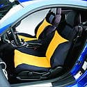 SeatGloves Universal Fit Bucket Seat Covers - Polycotton, Yellow