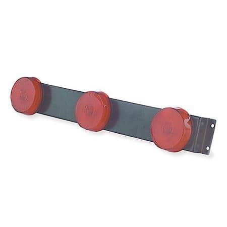 Low-Profile Bar Light, 4581 Round Series, Red