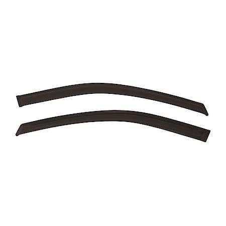 Ventvisor Window Visors: Outside Mount, Smoke, Front, 2 Pc