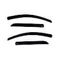 Ventvisor Window Visors: In-Channel Mount, Smoke, Front And Rear, 4 Pc