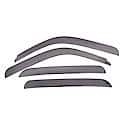 Low Profile Ventvisor Window Visors: Outside Mount, Smoke, Front And Rear, 4 Pc