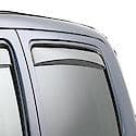 Sd Window Deflecrs: Low Profile, In-Channel, Dark Smoke, Set of 4, Five Hundred 2005-07