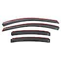 Ventvisor Window Visors: In-Channel Mount, Smoke, Front And Rear, 4 Pc