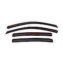 Ventvisor Window Visors: In-Channel Mount, Smoke, Front And Rear, 4 Pc