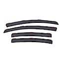 Ventvisor Window Visors: In-Channel Mount, Smoke, Front And Rear, 4 Pc