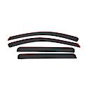 Ventvisor Window Visors: In-Channel Mount, Smoke, Front And Rear, 4 Pc