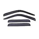 Low Profile Ventvisor Window Visors: Outside Mount, Smoke, Front And Rear, 4 Pc