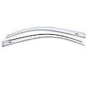 Ventvisor Window Visors: Outside Mount, Chrome, Front, 2 Pc