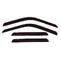 Ventvisor Window Visors: In-Channel Mount, Smoke, Front And Rear, 4 Pc