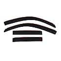 Ventvisor Window Visors: In-Channel Mount, Smoke, Front And Rear, 4 Pc