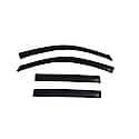 Ventvisor Window Visors: Outside Mount, Smoke, Front And Rear, 4 Pc