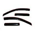 Ventvisor Window Visors: In-Channel Mount, Smoke, Front And Rear, 4 Pc