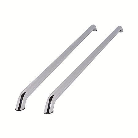 Stake Pocket Mount, Polished, SS, Not Compatible With Tool Box, Set Of 2