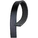 V-Ribbed Serpentine Belt: 37.875" Long, 6 Rib Count, Exact Fit