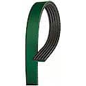 V-Ribbed (Heavy Duty) Serpentine Belt: 38.205" Long, 5 Rib Count, Exact Fit